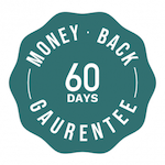 60 day 100% money back guarantee