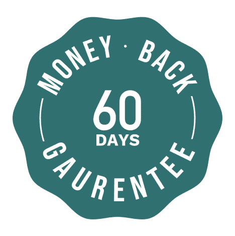 60 DAY 100% MONEY BACK